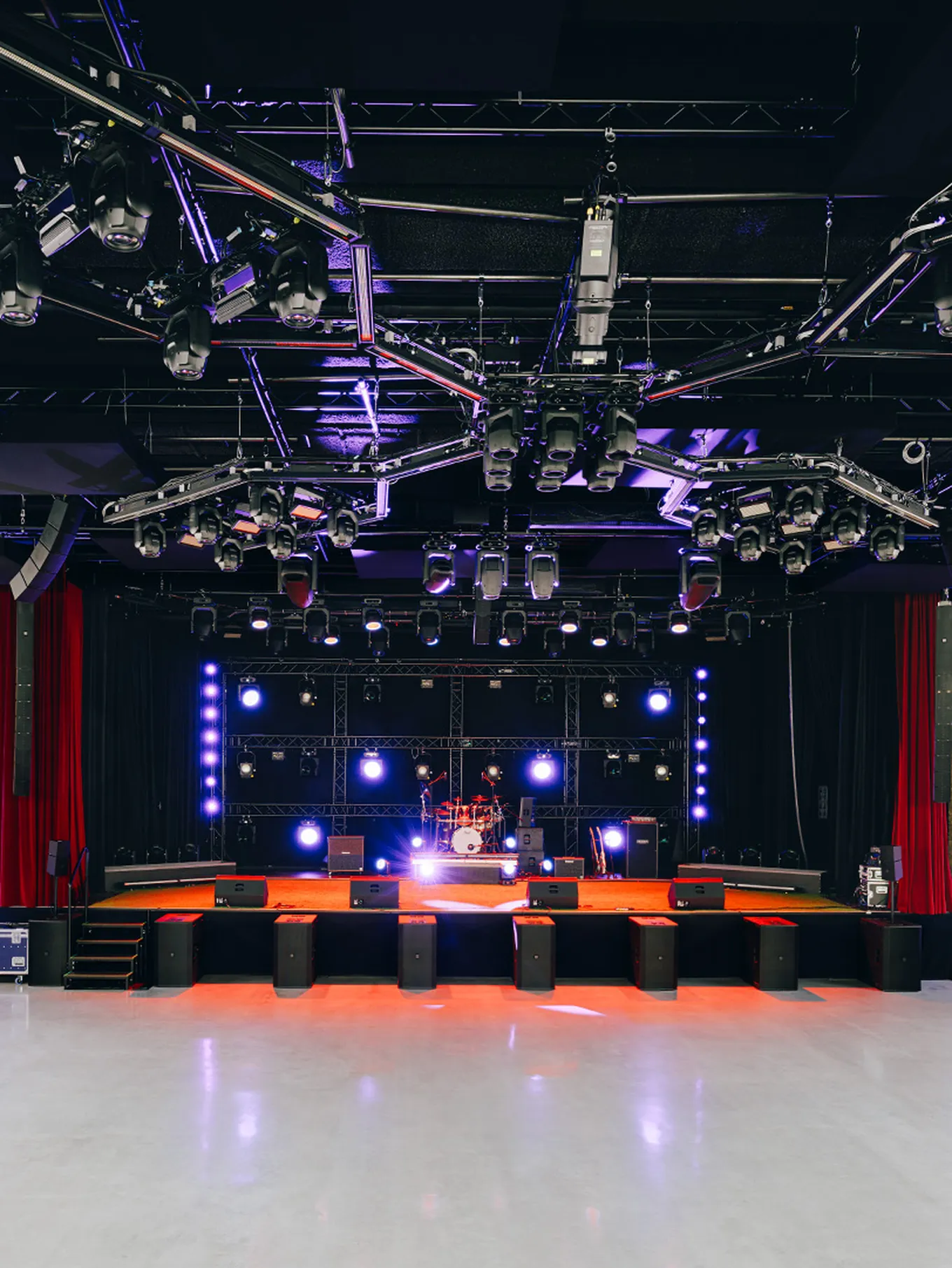 Adam hall group experience center auditorium panorama