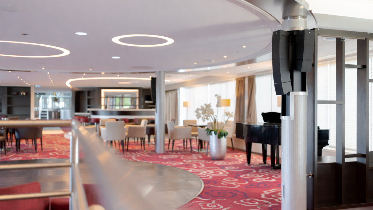 LD Systems CURV 500 auf den Kreuzfahrtschiffen von Avalon Waterways