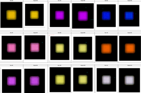 Color ray simulation