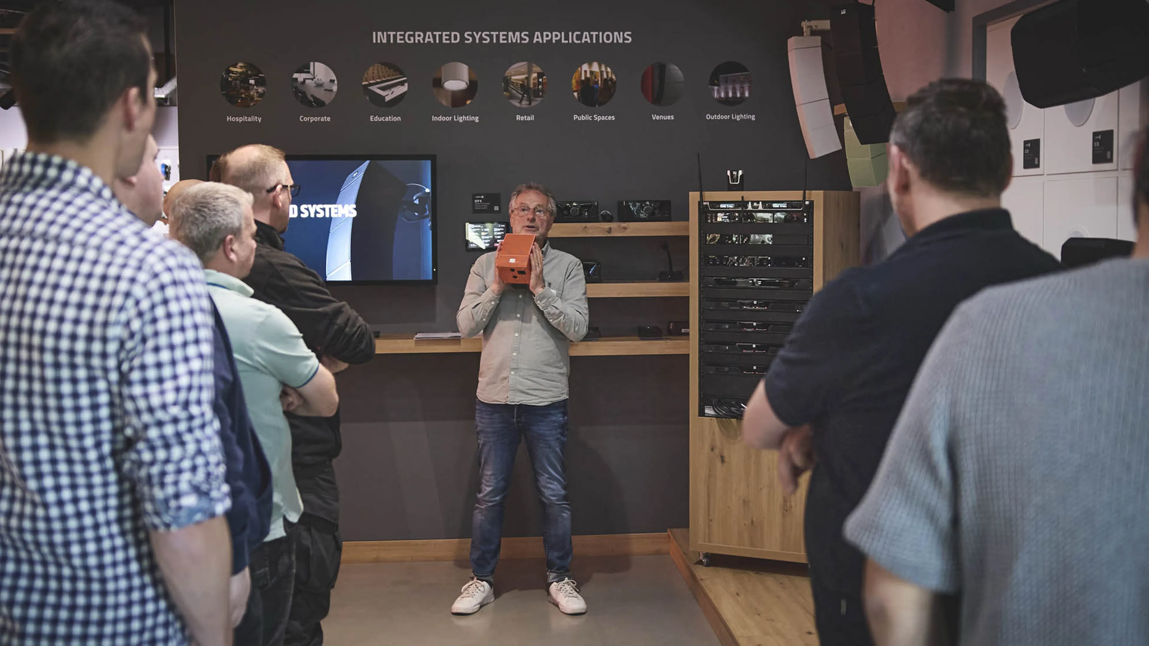 Adam hall integrated systems showroom