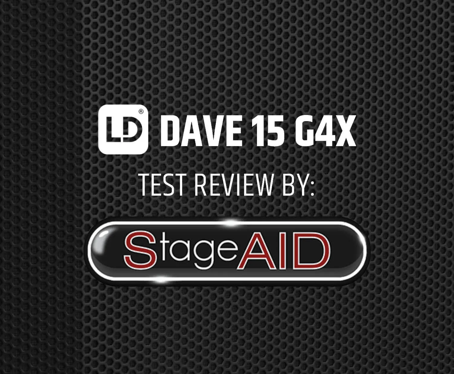 LD Systems DAVE 15 G4X on StageAID