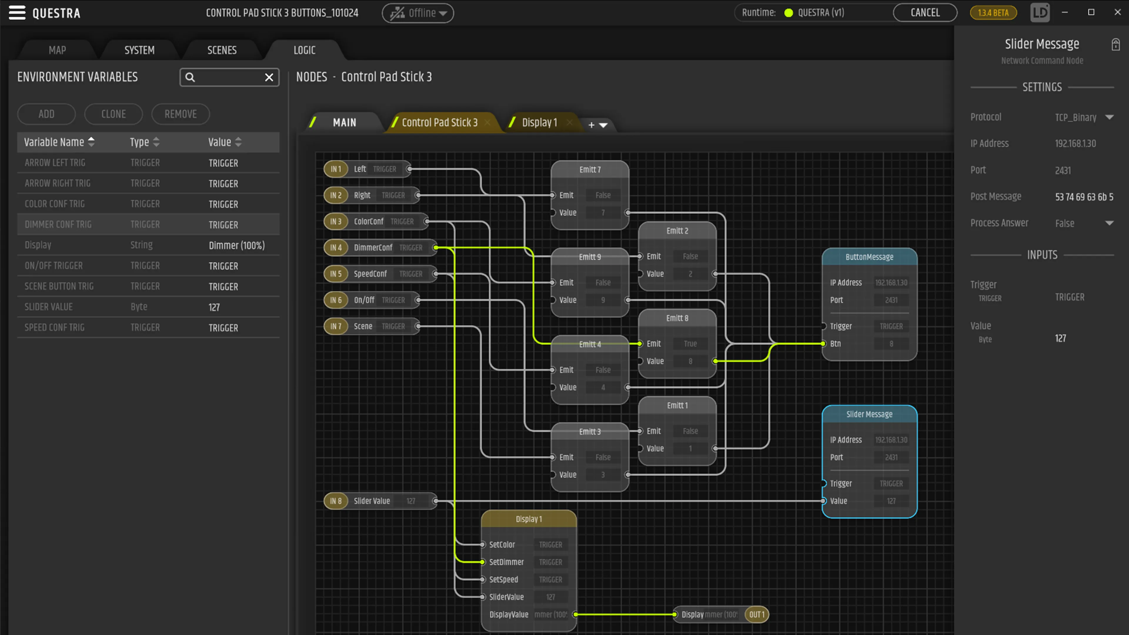 Ld systems questra lighting control