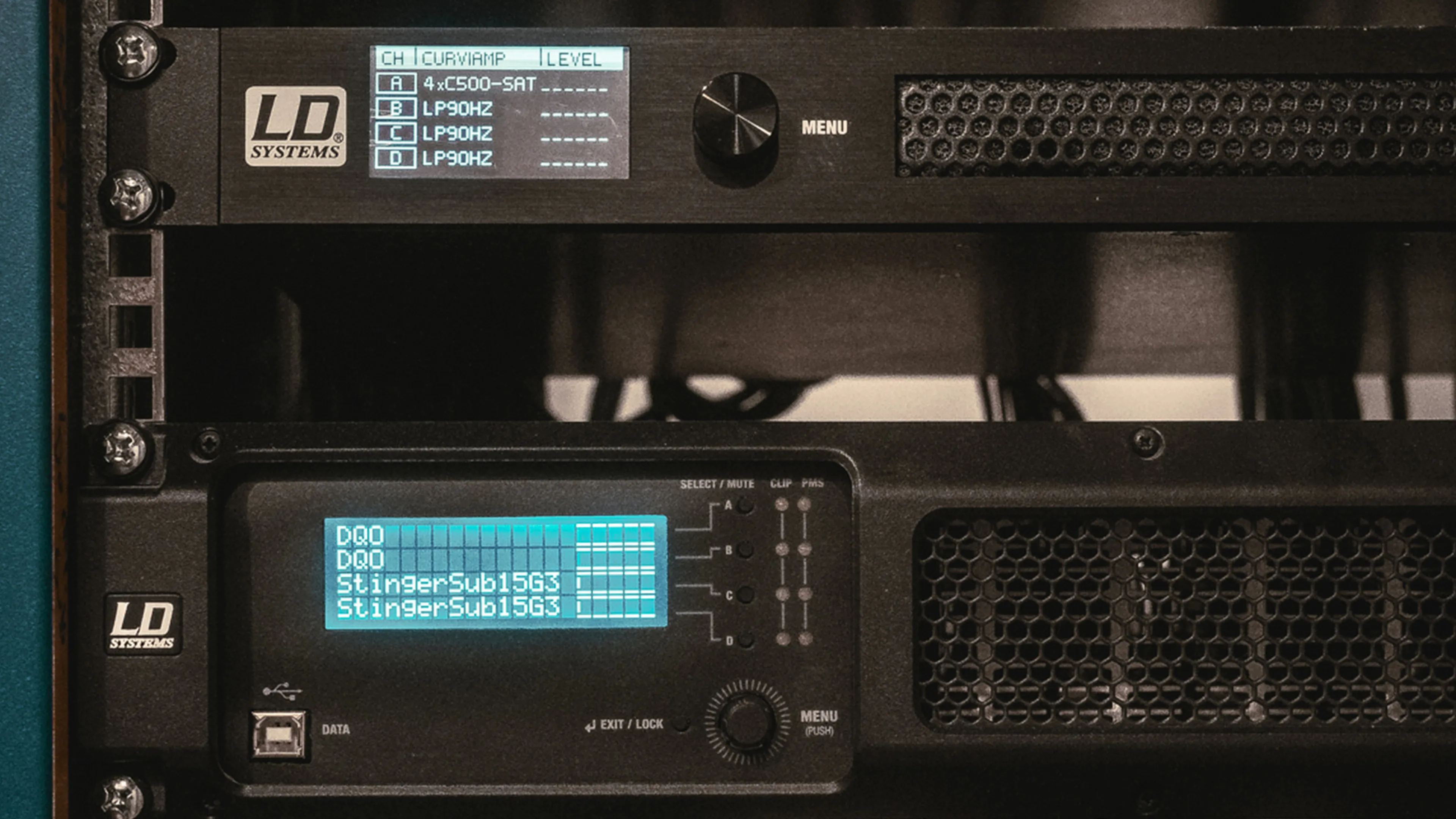 Ld systems amps rack