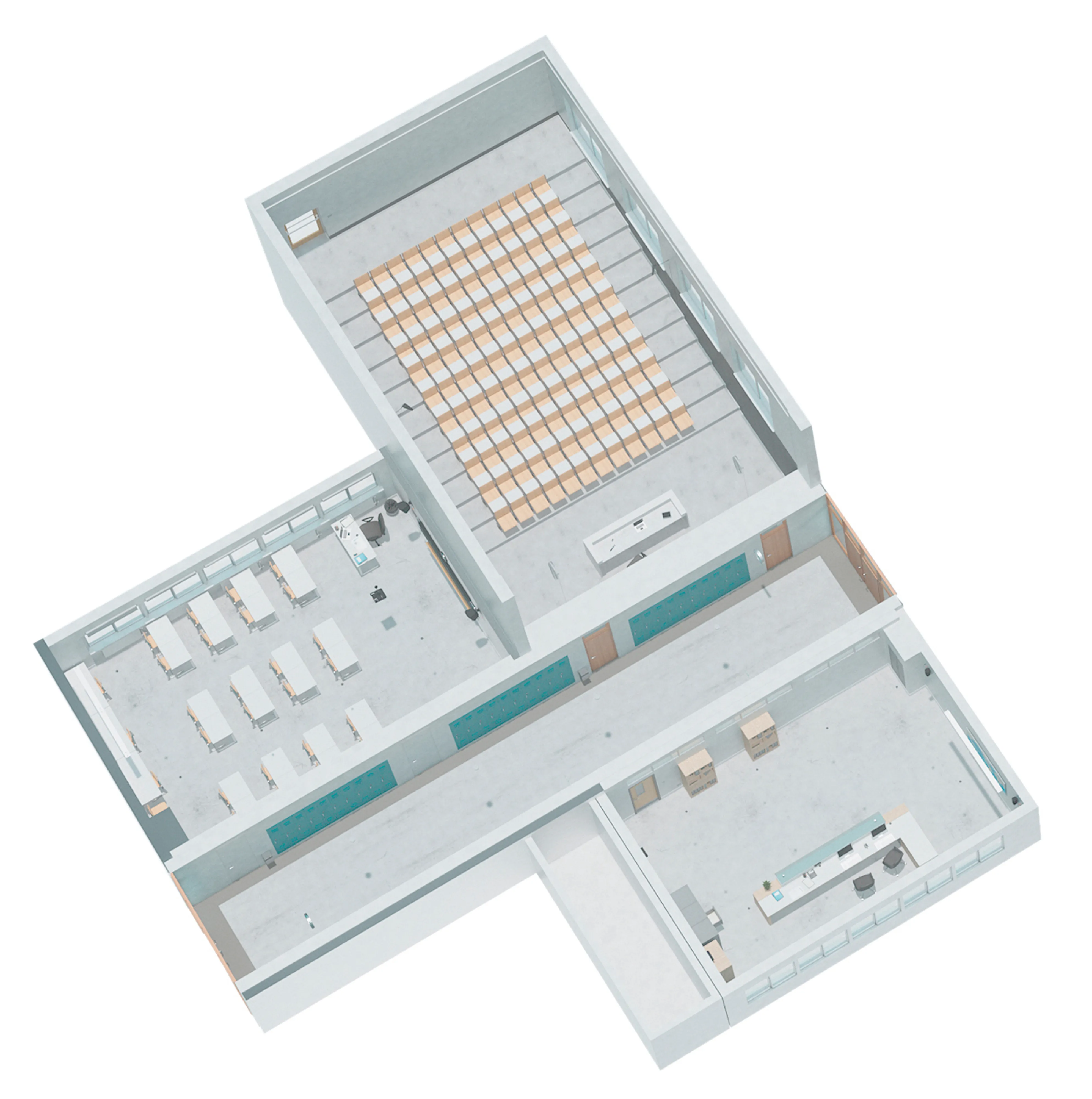 Adam hall integrated systems 3d raum education 1