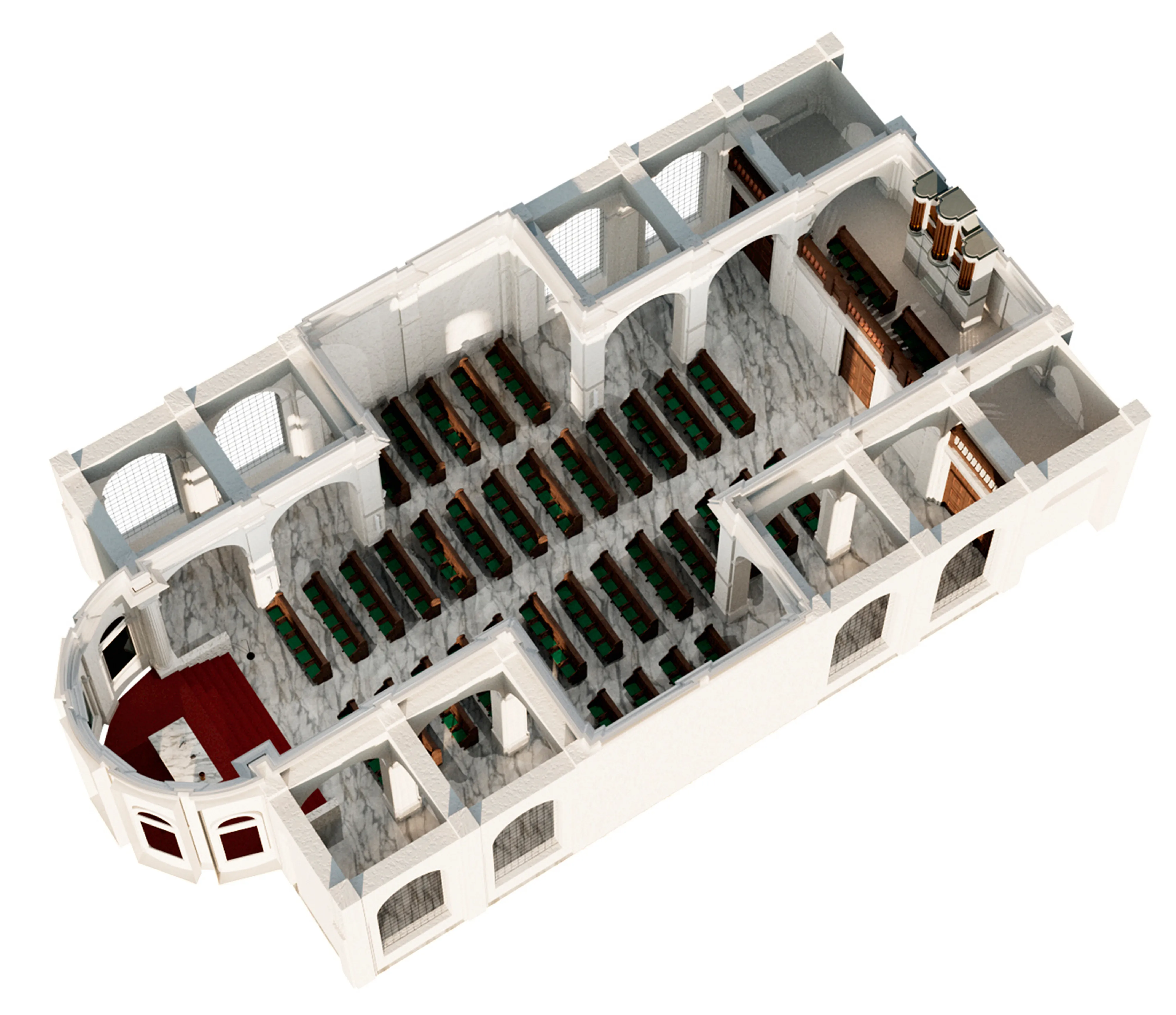 Adam hall integrated systems 3d raum houses of worship 1