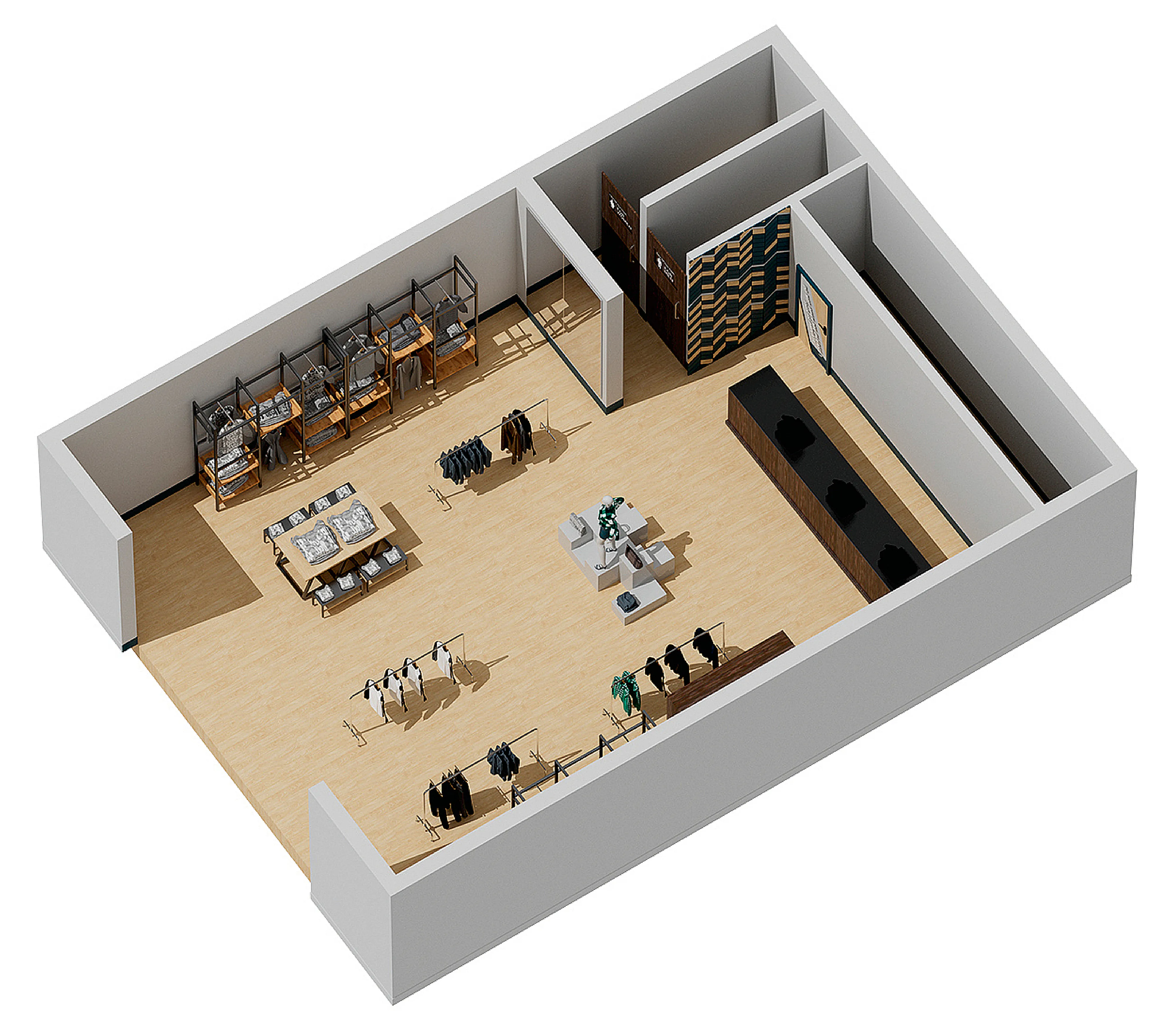 Adam hall integrated systems 3d raum retail 1