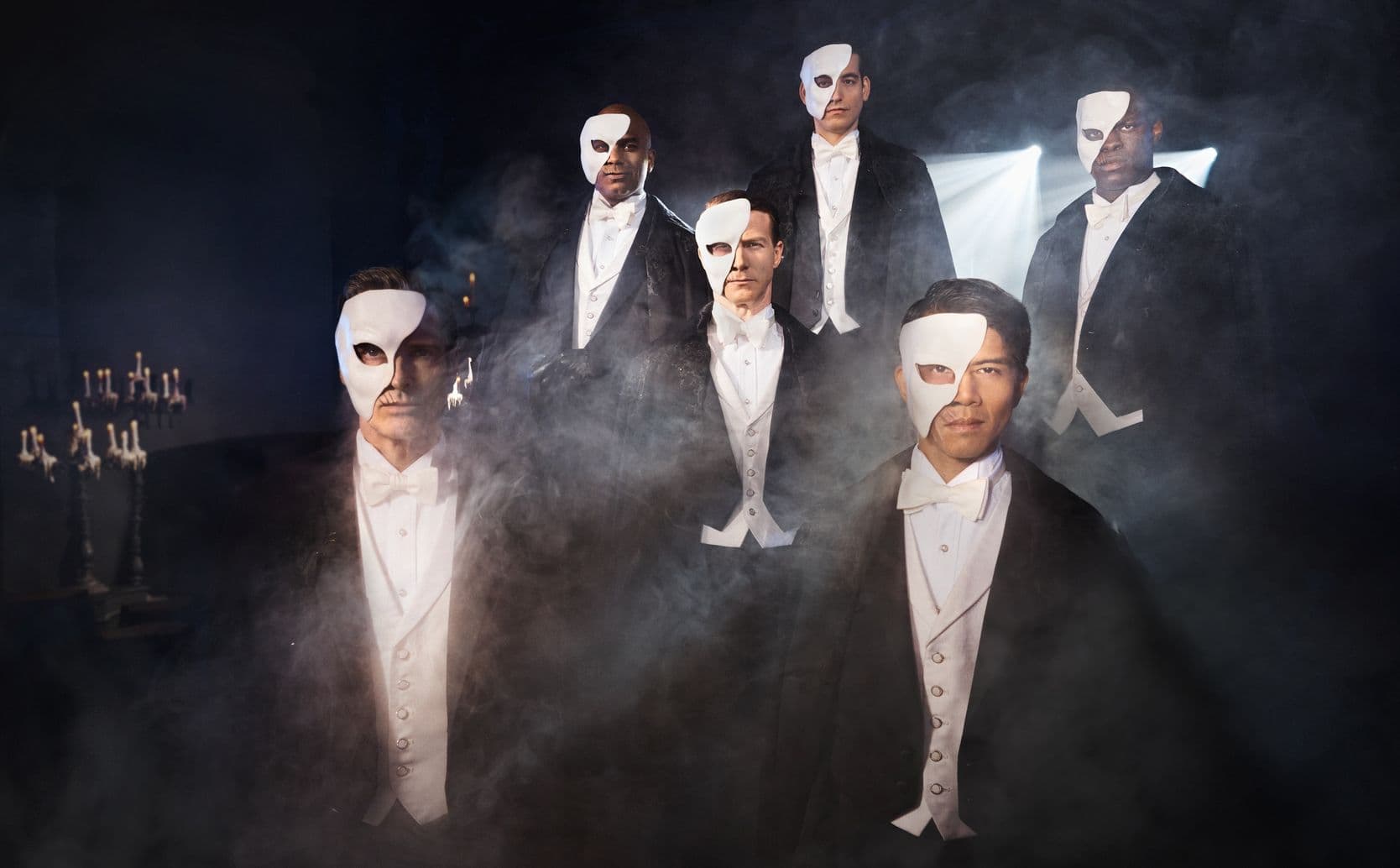 Ld systems maquerade installation 1 hugh panaro nik walker jeff kready clay singer telly leung and kyle scatliffe for masquerade photo by oscar ouk