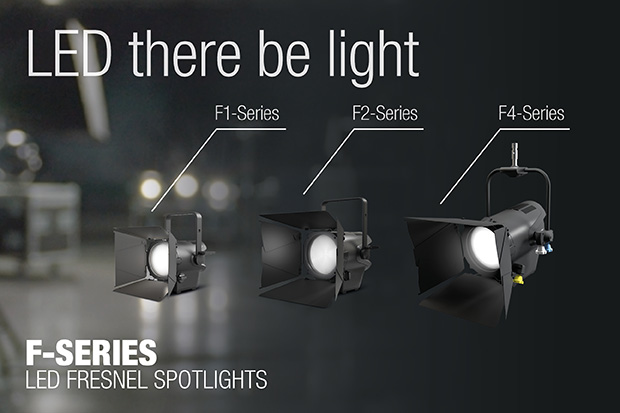 Cameo F-Series LED Fresnel Spotlights