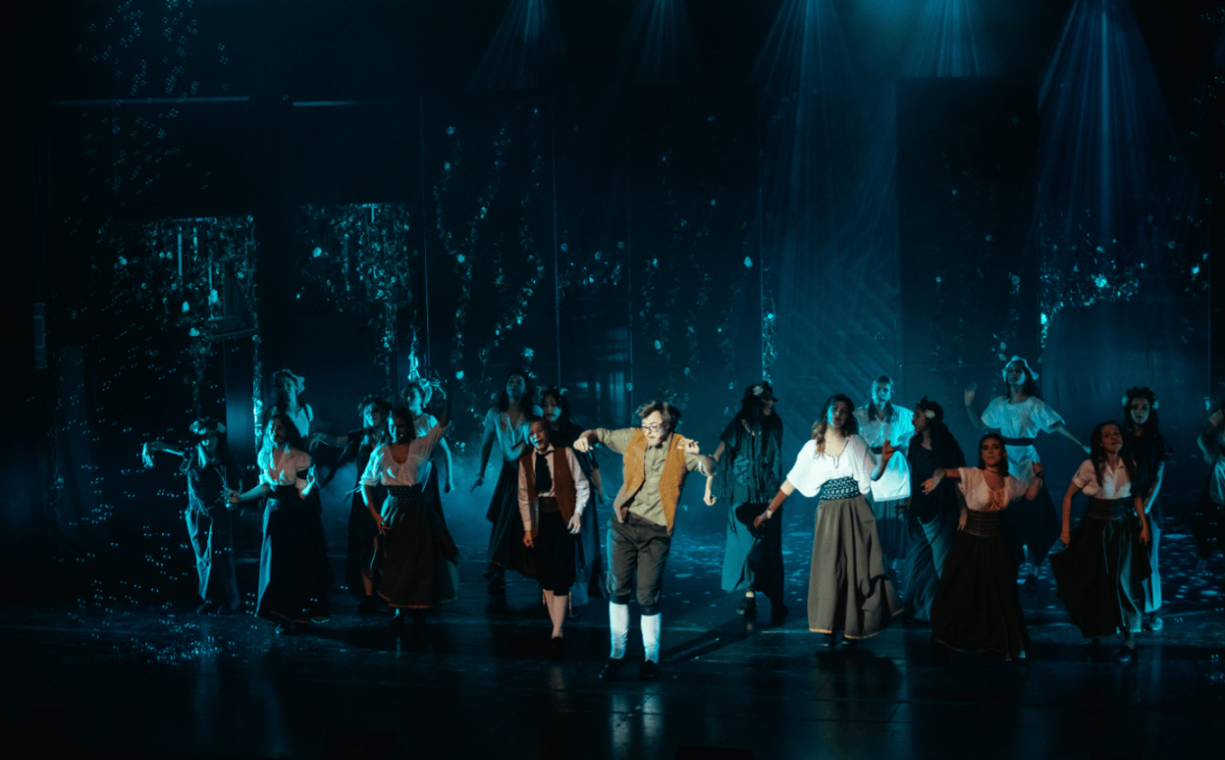 Cameo Light Installation OPUS SP5 Spot Profile Moving Head at English Student Theatre