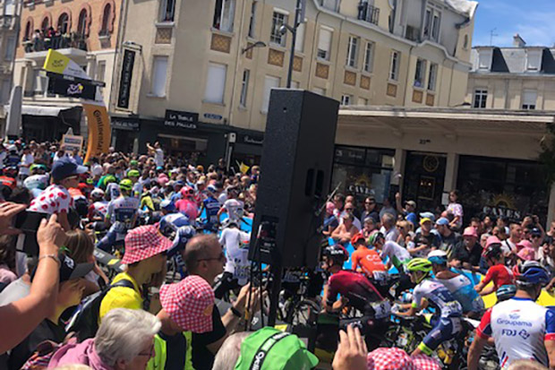 LD Systems' Stinger at the world's most famous cycling race