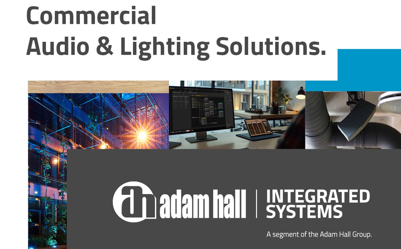 Adam Hall Integrated Systems presents integrated audio, lighting, and control solution at ISE 2025