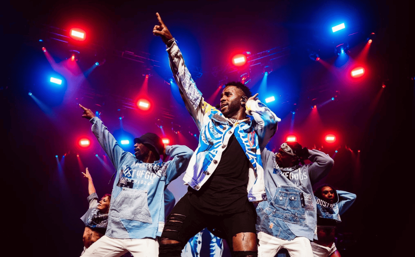 Cameo Light ZENIT W600 SMD Wash Light at Jason Derulo Concert at AKKC Aalborg Denmark