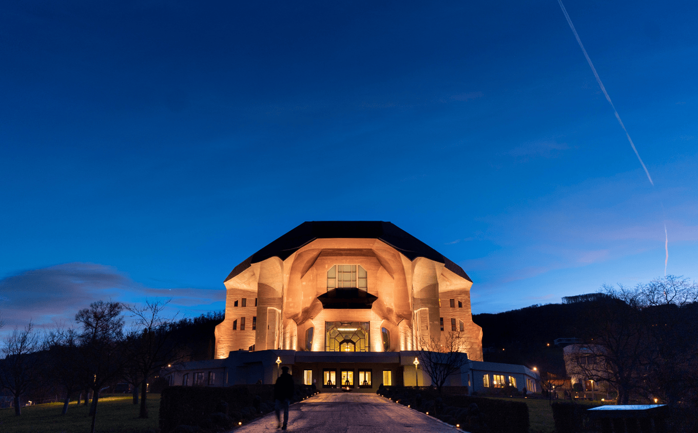 Cameo Light Installation at Goetheanum Switzerland ZENIT W300 Outdoor Wash Light