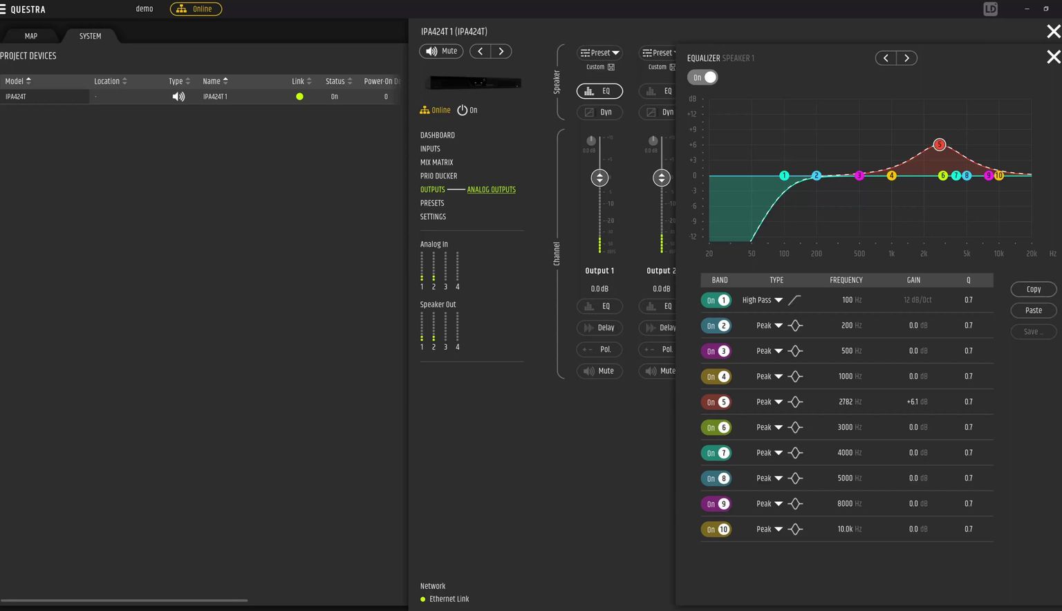 LD Systems QUESTRA Software