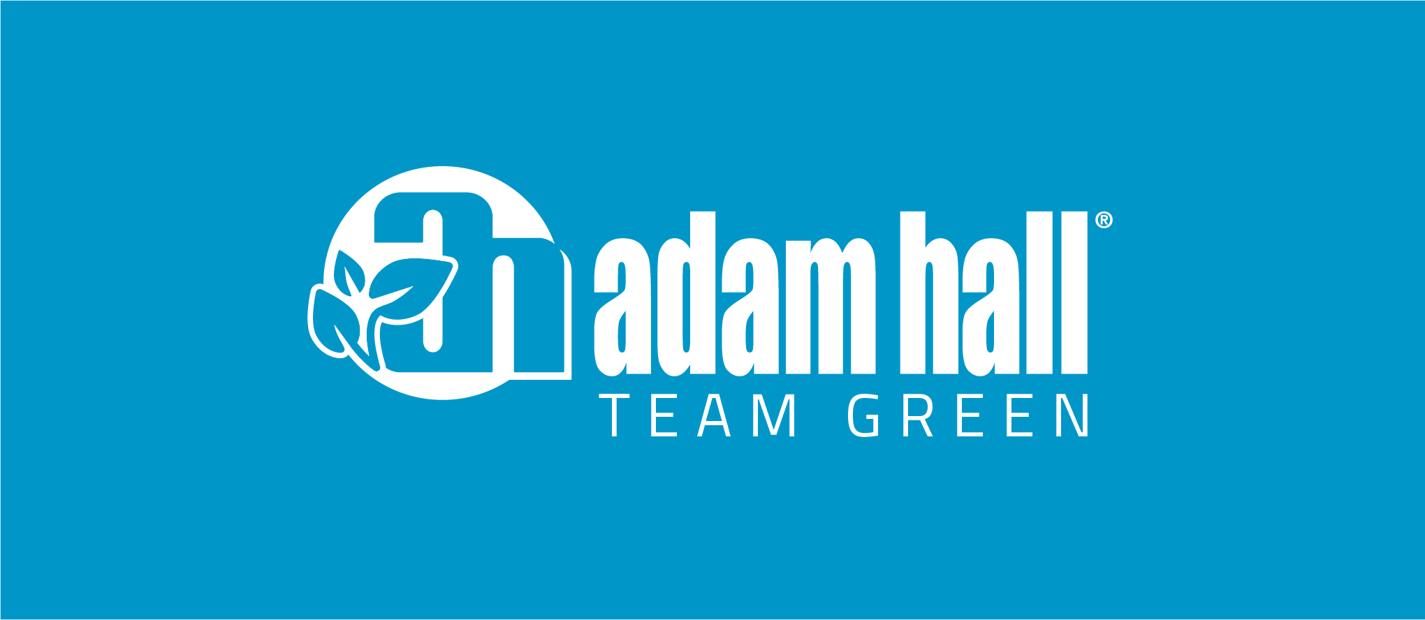 Ahg team green logo white blue