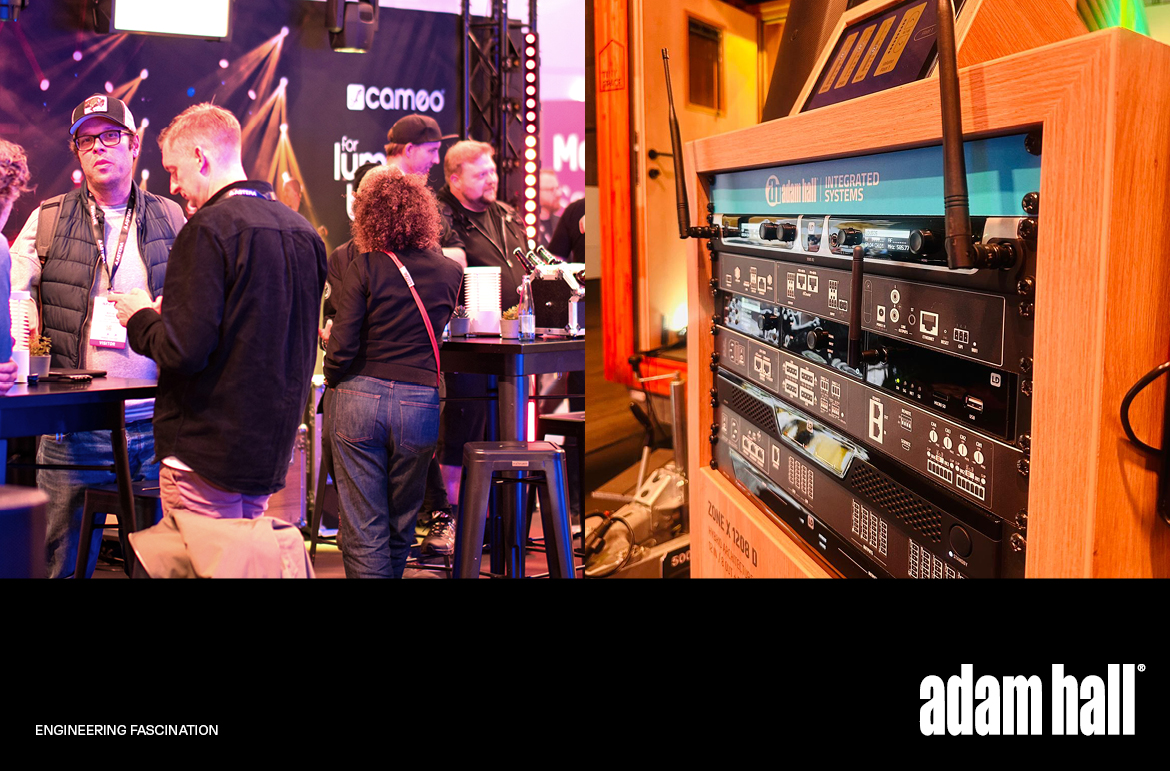 Adam Hall Group with its brands LD Systems and Cameo as well as Adam Hall Integrated Systems at LEaTcon 2025
