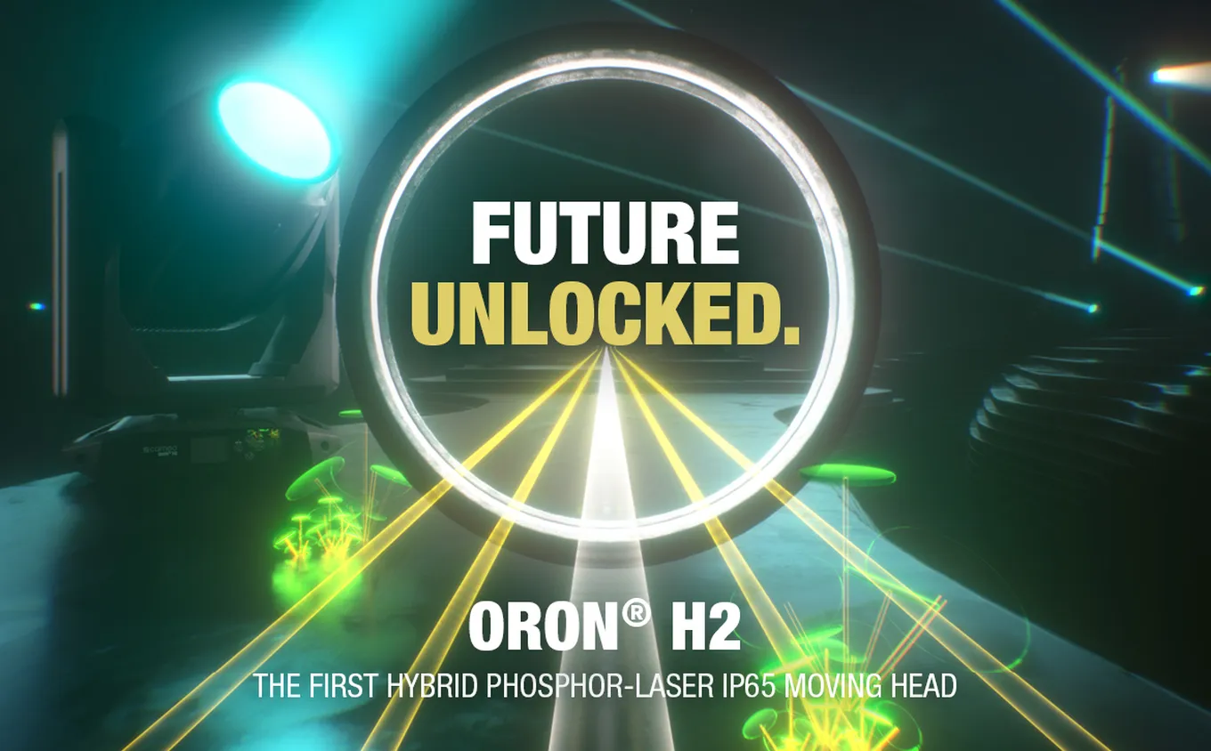 Cameo Light ORON H2 IP65 Hybrid Phosphor-Laser Moving Head