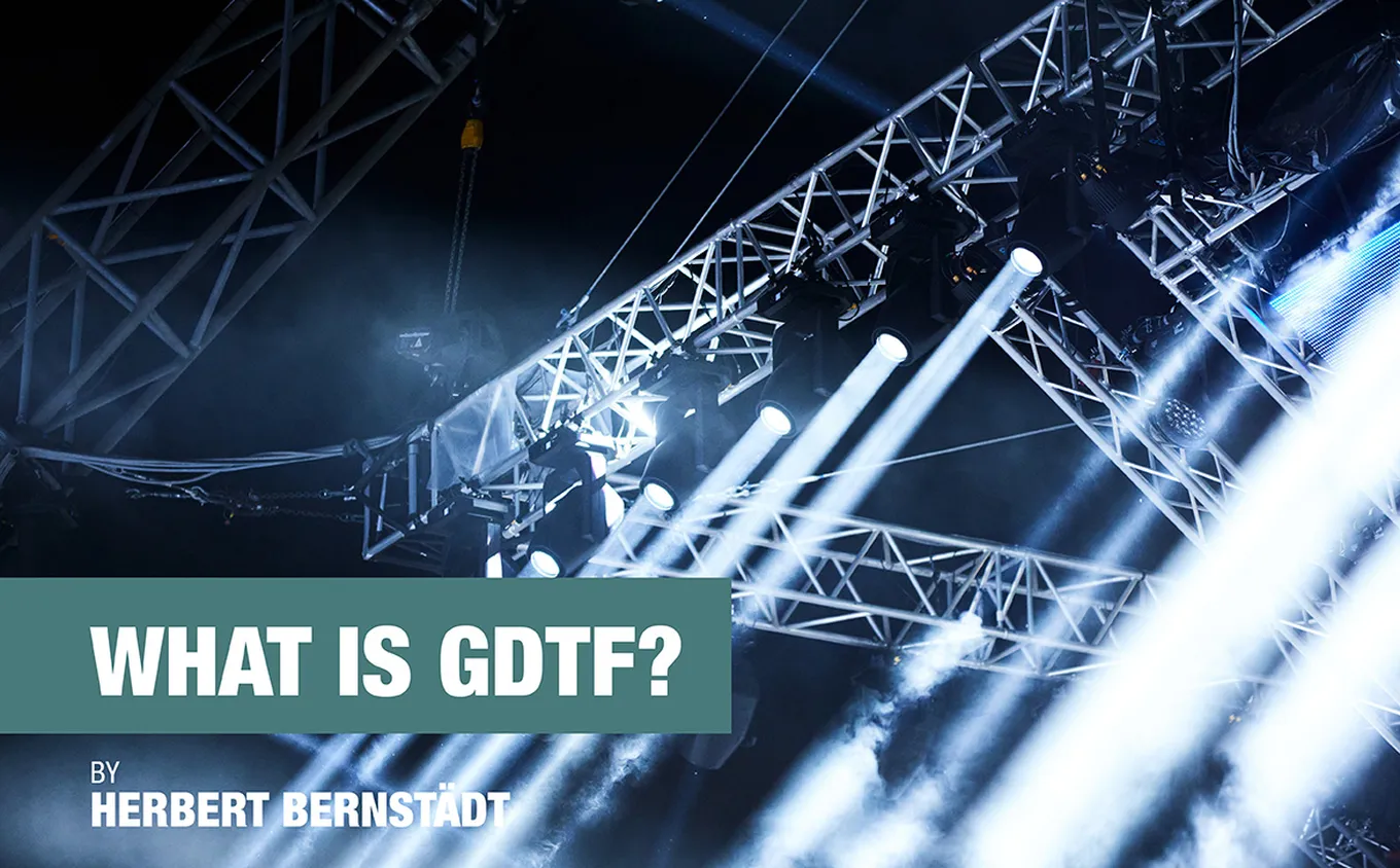 Cameo Light Blog article about GDTF General Device Type Format by Herbert Bernstädt