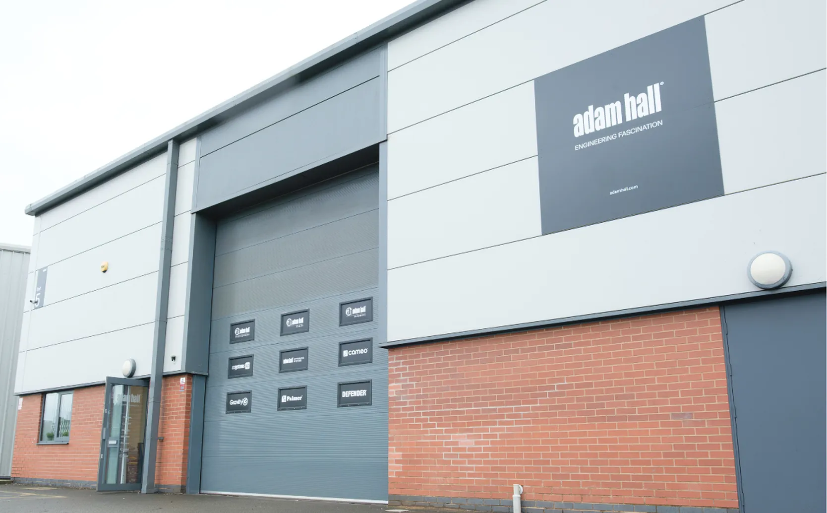 Adam Hall Group Show Space Opening in Derby, England showing the new location building