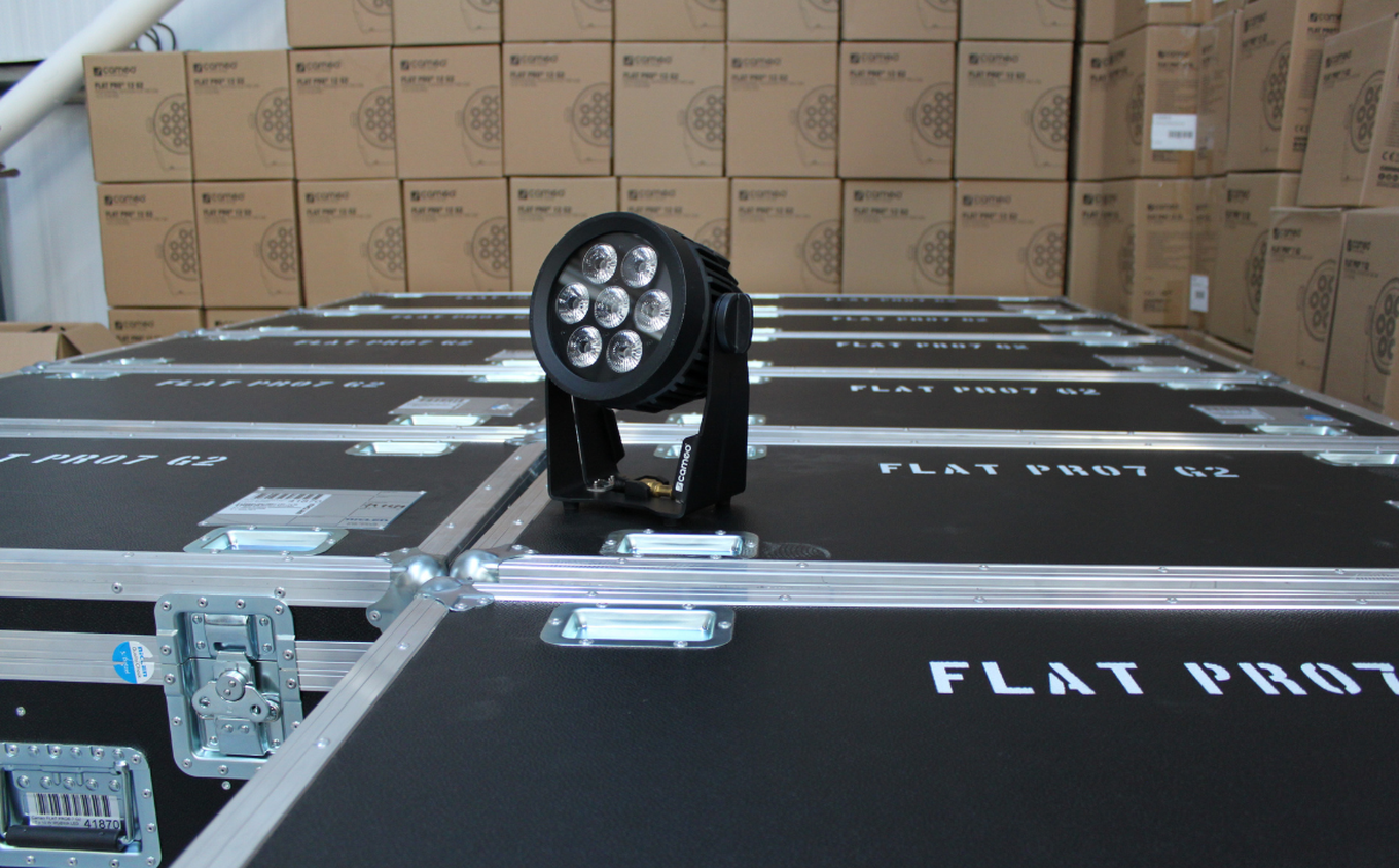 Niclen UK invests in Cameo FLAT PRO® G2 Series Outdoor Spotlights for Rental Park in UK